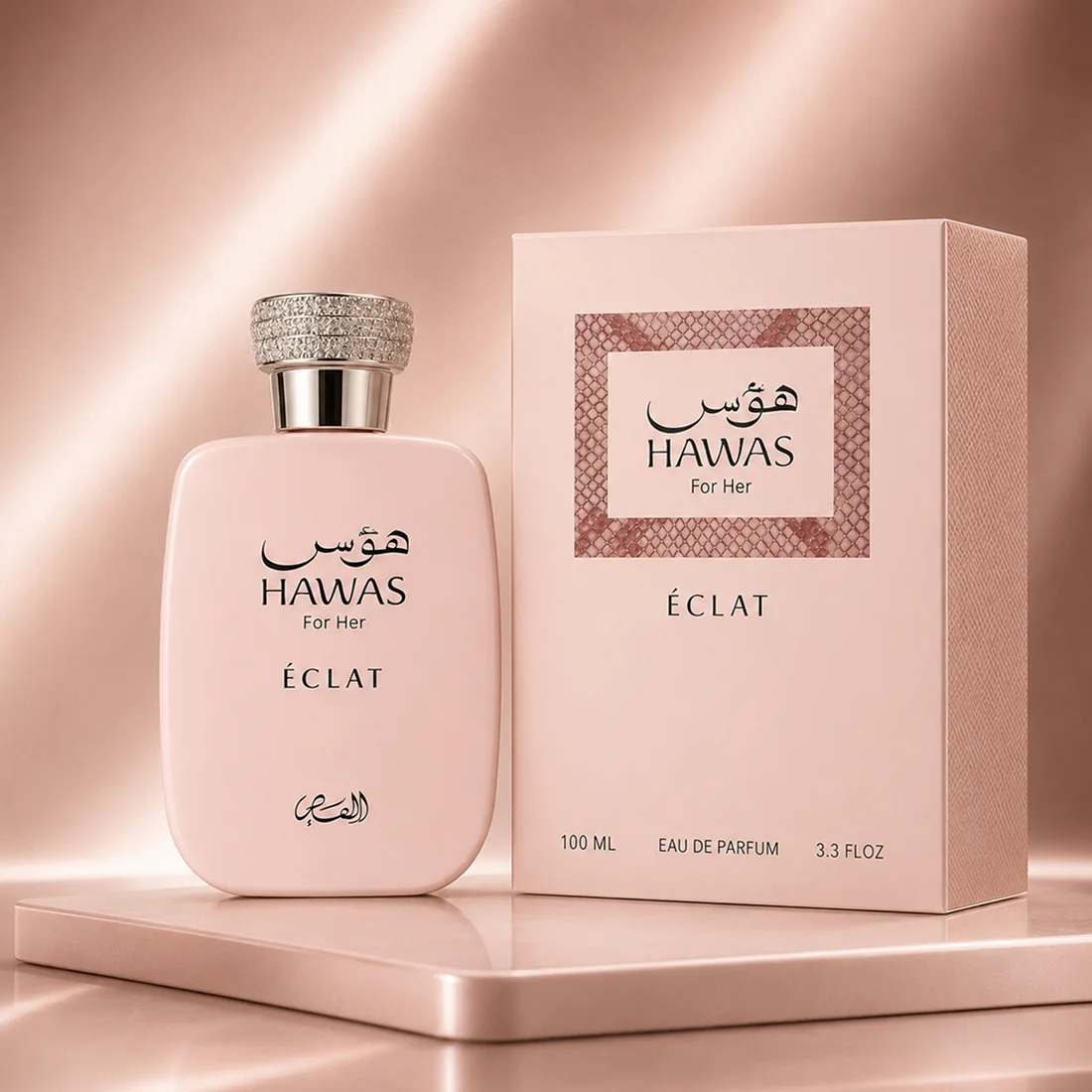 Rasasi Hawas Eclat for Women – Long Lasting Eau de Parfum 100ml Rasasi Hawas for Her Éclat Eau de Parfum 100ml - Image 1