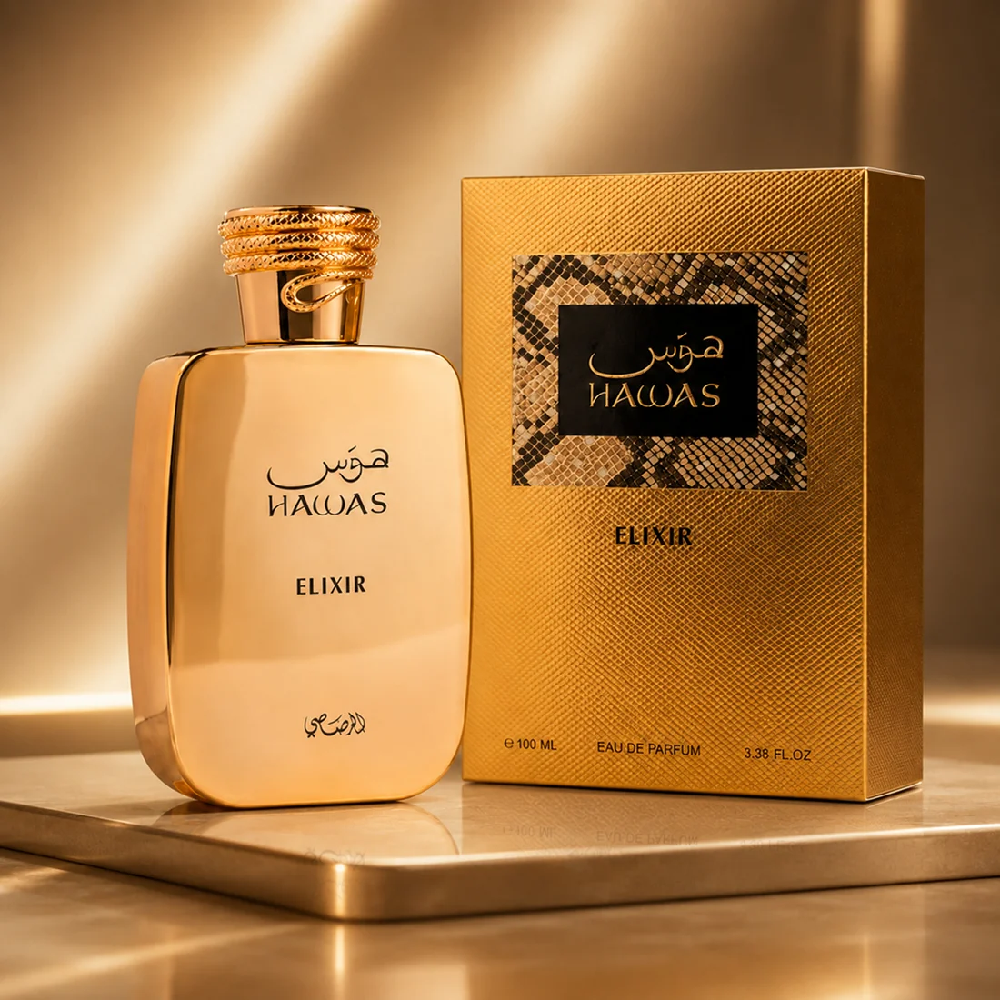 Rasasi Hawas Elixir for Men – Long Lasting Eau de Parfum 100ml Rasasi Hawas Elixir Unisex Eau de Parfum 100ml - Image 1