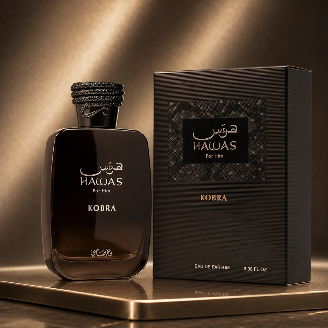 Rasasi Hawas Kobra EDP 100ml — Bold Men's Arabic Perfume USA